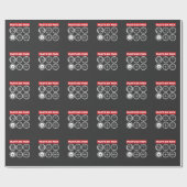 Papier Cadeau Six aviations d'instruments de vol du paquet du (Plat)