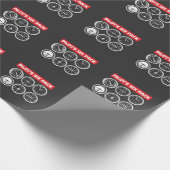 Papier Cadeau Six aviations d'instruments de vol du paquet du (Coin)