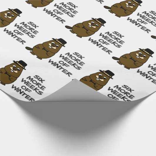 Papier Cadeau Six semaines supplémentaires d'hiver (Coin)