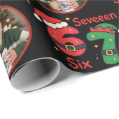 Papier Cadeau “Six Seven” Kids Birthday Wrapping Paper (Coin rond)