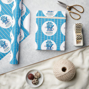 Papier Cadeau Six Seven Meme 7e Anniversaire Drôle Tendance