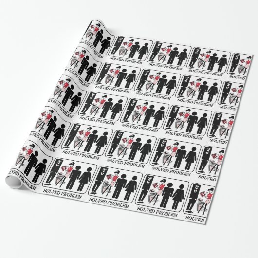 Papier Cadeau Ska résolu par problème 2 (Déroulé)