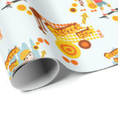 Papier Cadeau Skate Park Fun Boy Fête d'anniversaire (Coin rond)