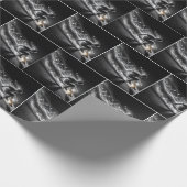 Papier Cadeau Skateboard Boy With Light Trails (Coin)