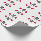 Papier Cadeau Skater Skateboard Roues et camions (Coin)