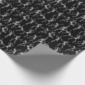 Papier Cadeau Skeleton danse (Coin)