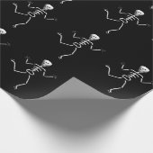 Papier Cadeau Skeletons de dessin d'Halloween (Coin)