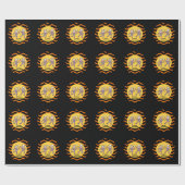 Papier Cadeau Skeletons Éffrayants Halloween tendance (Plat)