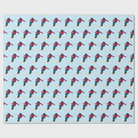 Papier Cadeau Ski (Plat)