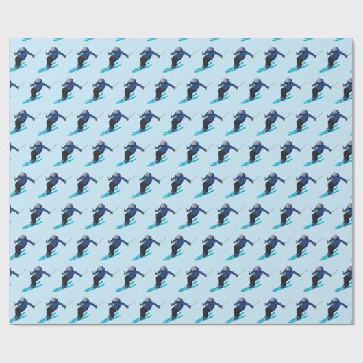 Papier Cadeau Ski (Plat)