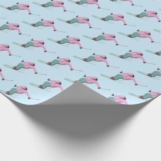 Papier Cadeau Ski (Coin)