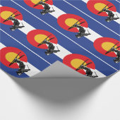 Papier Cadeau Ski du Colorado (Coin)