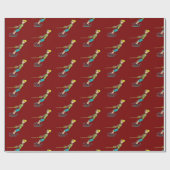 Papier Cadeau Ski nautique (Plat)