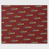 Papier Cadeau Ski nautique (Plat)