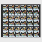 PAPIER CADEAU SKIER (Plat)