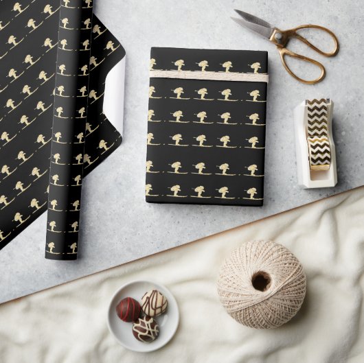 Papier Cadeau Skieur (Artisanat)