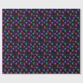 PAPIER CADEAU SKIEUR D'HIVER (Plat)