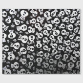 Papier Cadeau Skulls - wrapping paper (Plat)