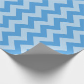 Papier Cadeau Sky Blue Marocain Moods Chevrons (Coin)