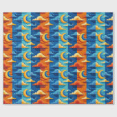 PAPIER CADEAU SKY MOON NUIT CLOUDS (Plat)