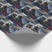 Papier Cadeau Skye Terrier sur une pagaie : une aventure Pittore (Coin)