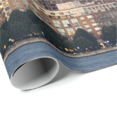 Papier Cadeau Skyline de New York (Coin rond)