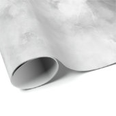 Papier Cadeau Skyline New York City Manhattan - noir et blanc (Coin rond)