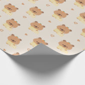 Papier Cadeau Sleepy Capybara (Coin)