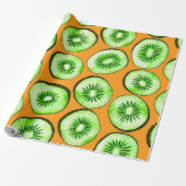 Papier Cadeau Slices Kiwi (Déroulé)