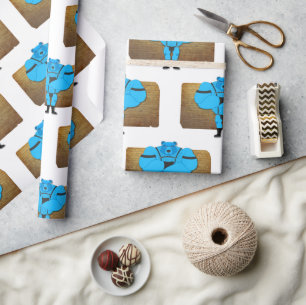 Papier Cadeau SlipperyJoe's gay muscle ours dessin animé thong l