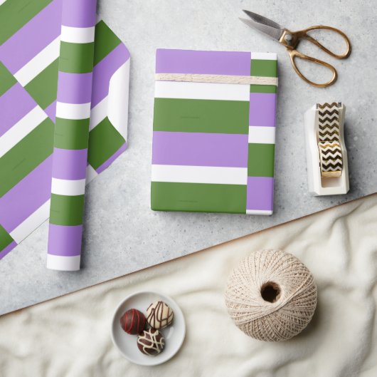 Papier Cadeau SlipperyJoe's genderqueer orteils drapeau couleurs (Artisanat)