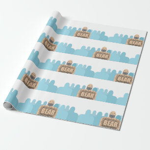 Papier Cadeau SlipperyJoe's poilu corps ours homme corps unshave
