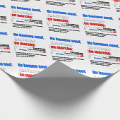Papier Cadeau Slogan En Marche (Coin)