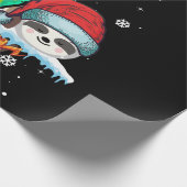 Papier Cadeau Sloth Turtle Snail Cute Animal Lover Christmas (Coin)