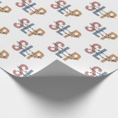 Papier Cadeau SLP - Langue Pathologiste Retro (Coin)