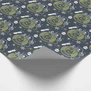 Papier Cadeau SLYTHERIN™ - Graphique Bauble de vacances