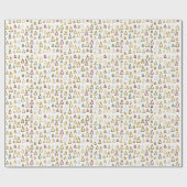 Papier Cadeau Sm Minimalist Geometric Christmas Tree  (Plat)