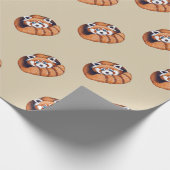 Papier Cadeau "Small Red panda bear on (Coin)