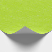 Papier Cadeau Small White Polkadots On Lime Green Wrapping Paper (Coin)