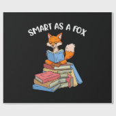 Papier Cadeau Smart As A Fox (Plat)