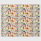 Papier Cadeau Smart beau mignon multi-motif (Plat)