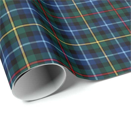 Papier Cadeau Smith Clan Tartan (Coin rond)