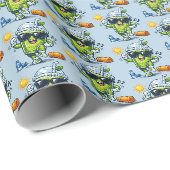 Papier Cadeau Smoothie d'aérobic (Coin rond)