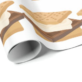 Papier Cadeau Smores (Coin rond)