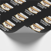 Papier Cadeau Smores Code Funny Food Pun Dark BG (Coin)