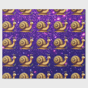 Papier Cadeau Snail Cute Charming Thème Caractère Cadeau Envelop