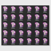 Papier Cadeau Snaxolotl Funny Axolotl Pun Dark BG (Plat)