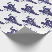 Papier Cadeau Snow-Boarder (Coin)