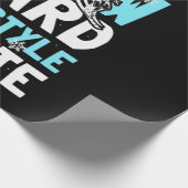 Papier Cadeau Snowboard Freestyle Athlète (Coin)