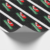 Papier Cadeau Snowboard Snowboard cadeau de vacances (Coin)